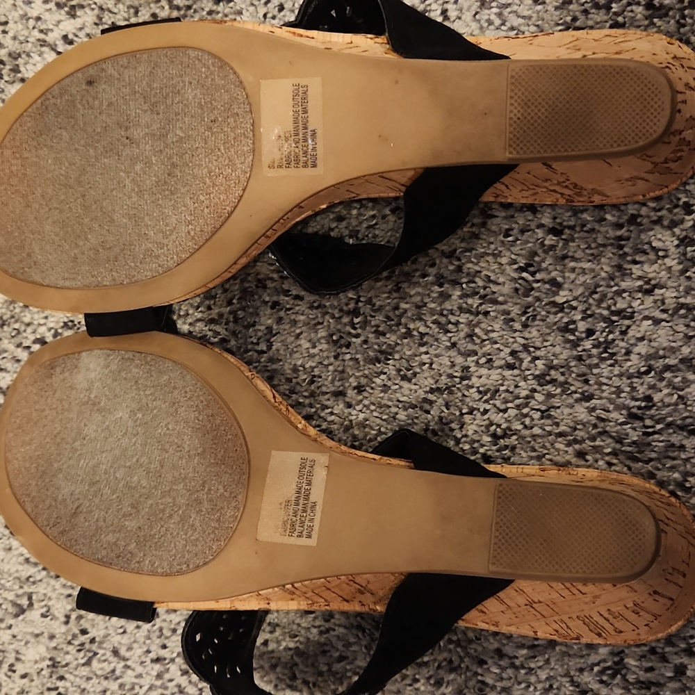 Rampage SZ 9 Black Wege Sandal - Picture 7 of 7